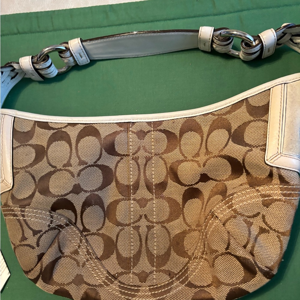 Brown Coach shoulder bag